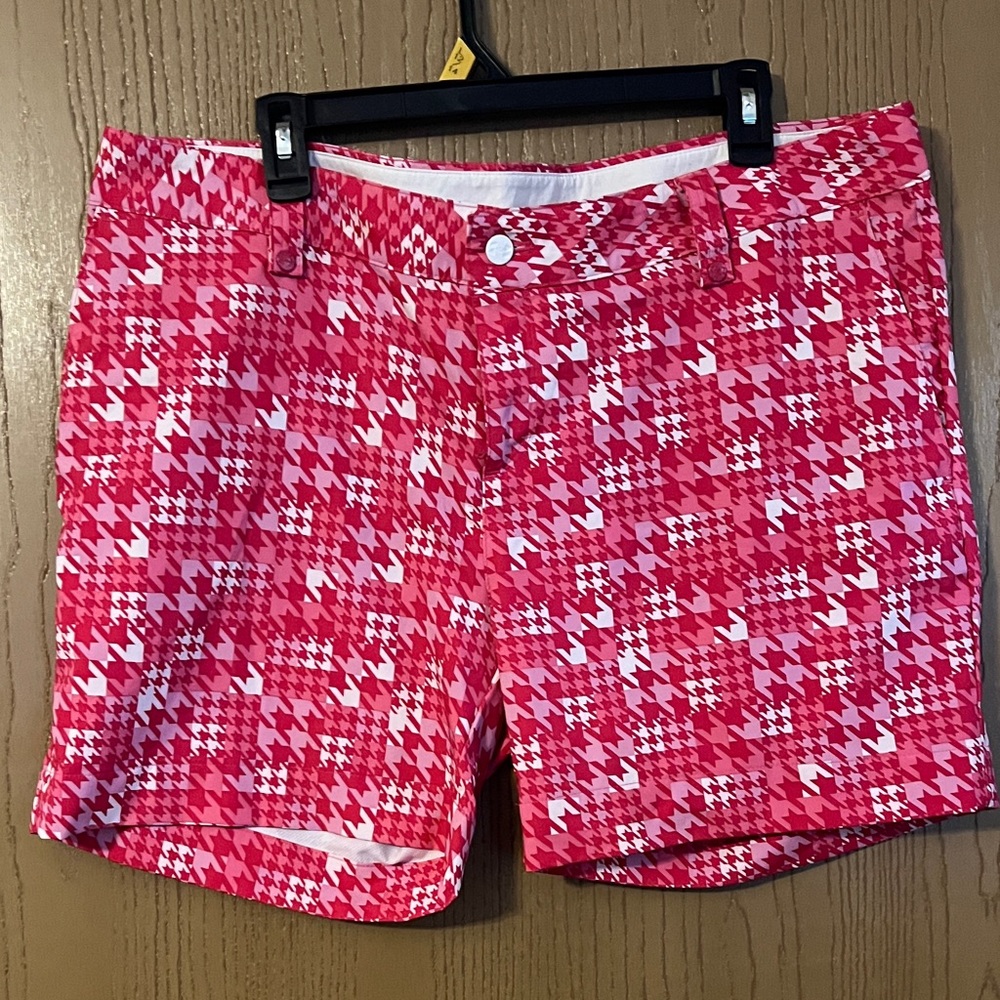 Under Armour White-Gray and Pink Performance Shorts